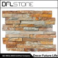 Popular Outside Wall Rusty Quarzite Ledgestone Paneling